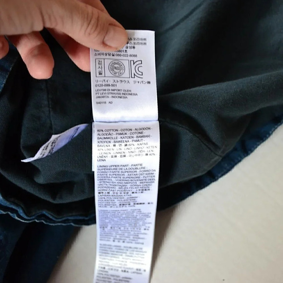 LEVI'S Linen Blend  Utility Jacket - Picture 9 of 13